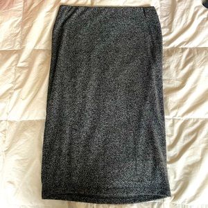 Grey Pencil Skirt